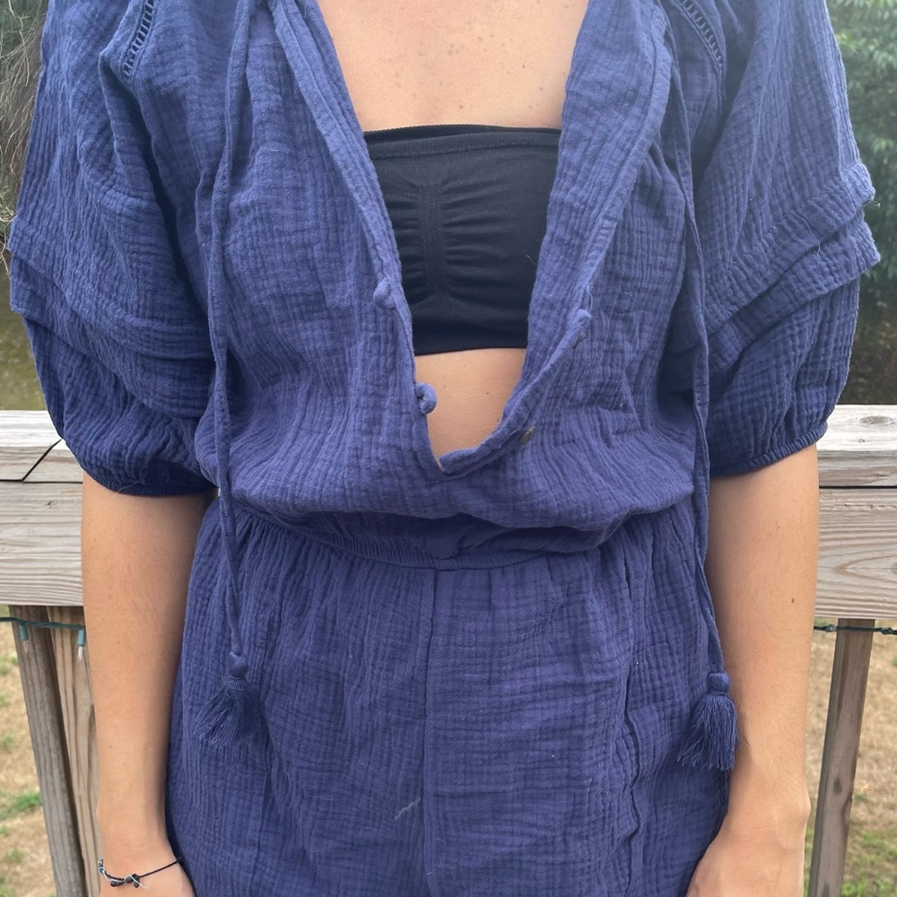 New blue romper